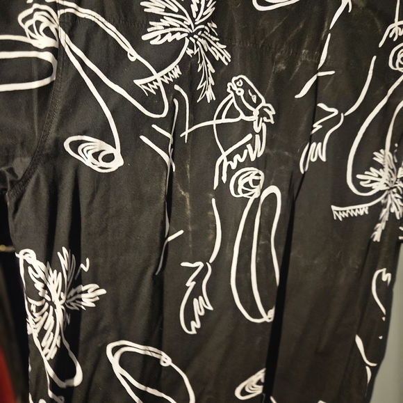 Men's Cowboy Themed SS Hawaiian Style Shirt - Picture 3 of 4